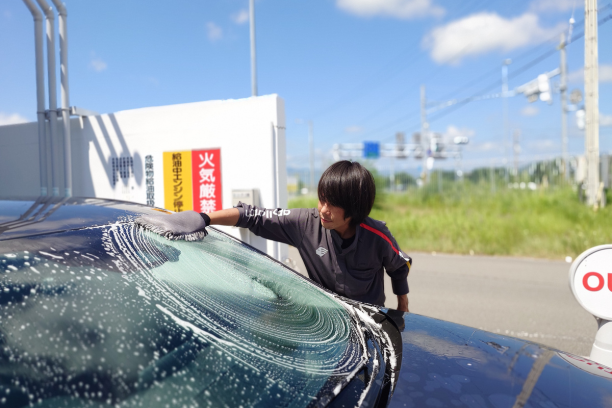 手洗い洗車③